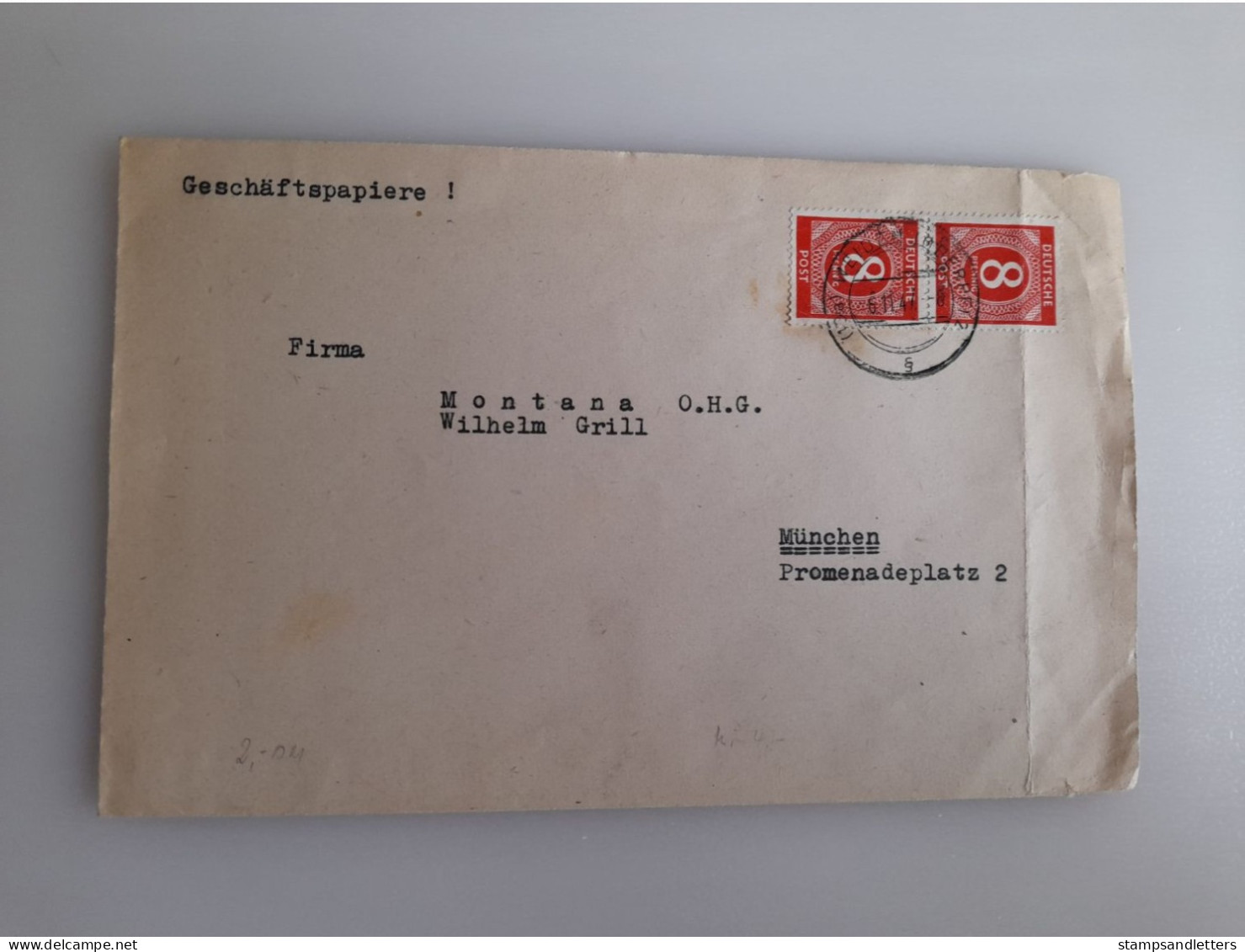 1947.Weiden Opf. To Munchen - Storia Postale