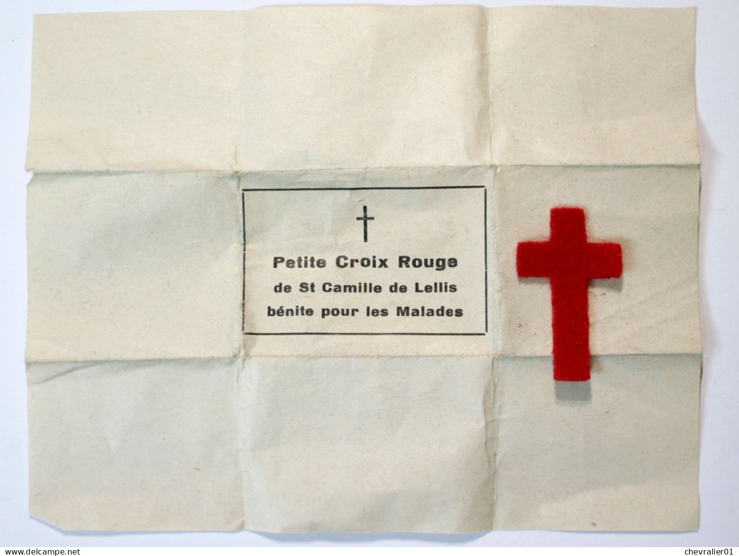 Religion_petite Croix Rouge De St Camille De Lellis Bénite Pour Les Malades_21-02 - Religion &  Esoterik