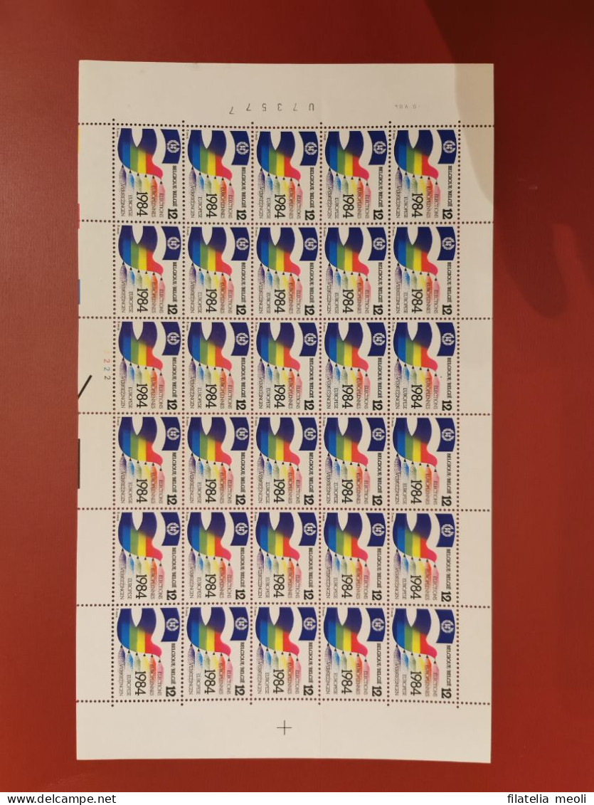 BELGIO 1984 PARLAMENTO EUROPEO - Unused Stamps