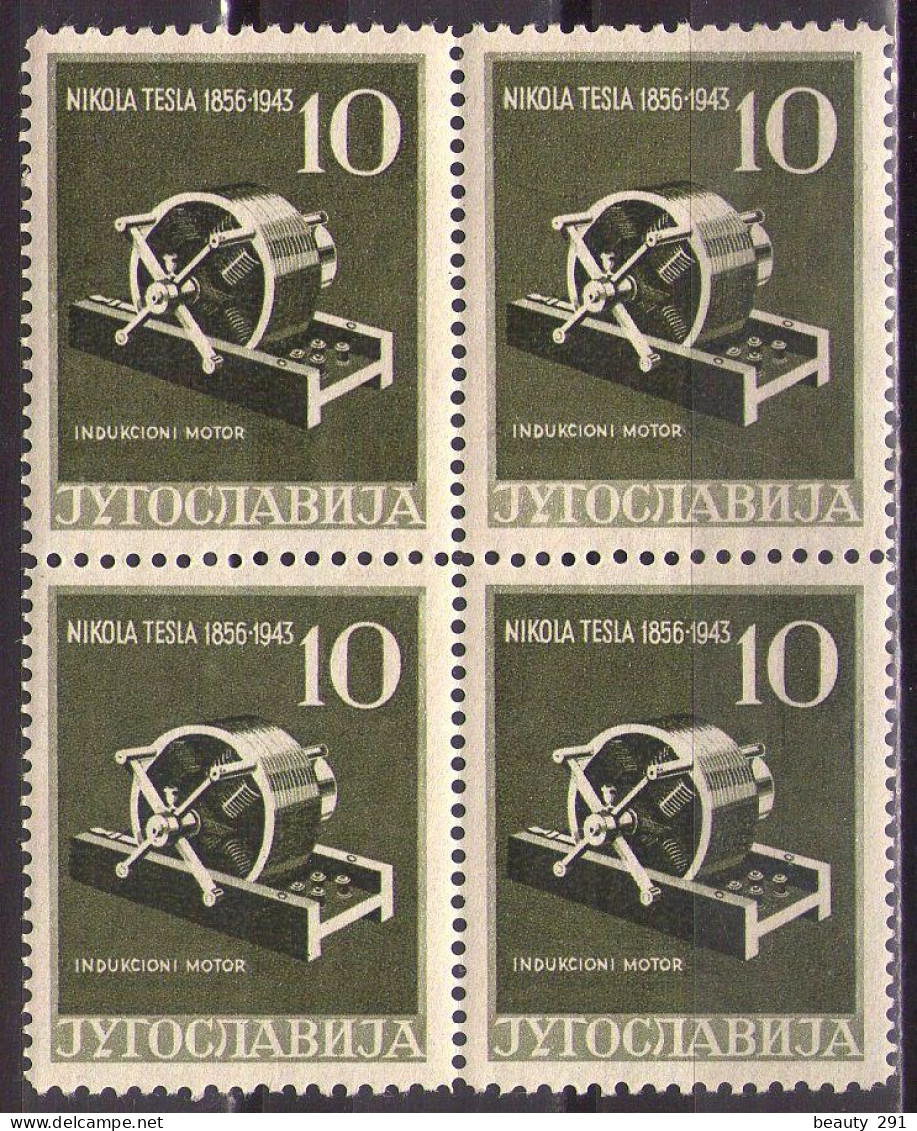 Yugoslavia 1956 - Nikola Tesla - Mi 791 - MNH** - Unused Stamps