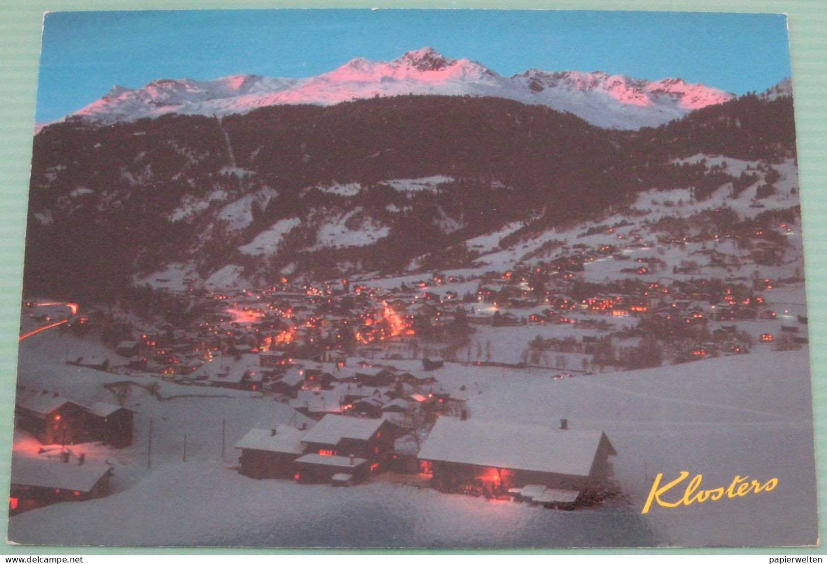 Klosters (GR)  - Gegen Madrisahorn Bei Winter-Sonnenuntergang - Klosters