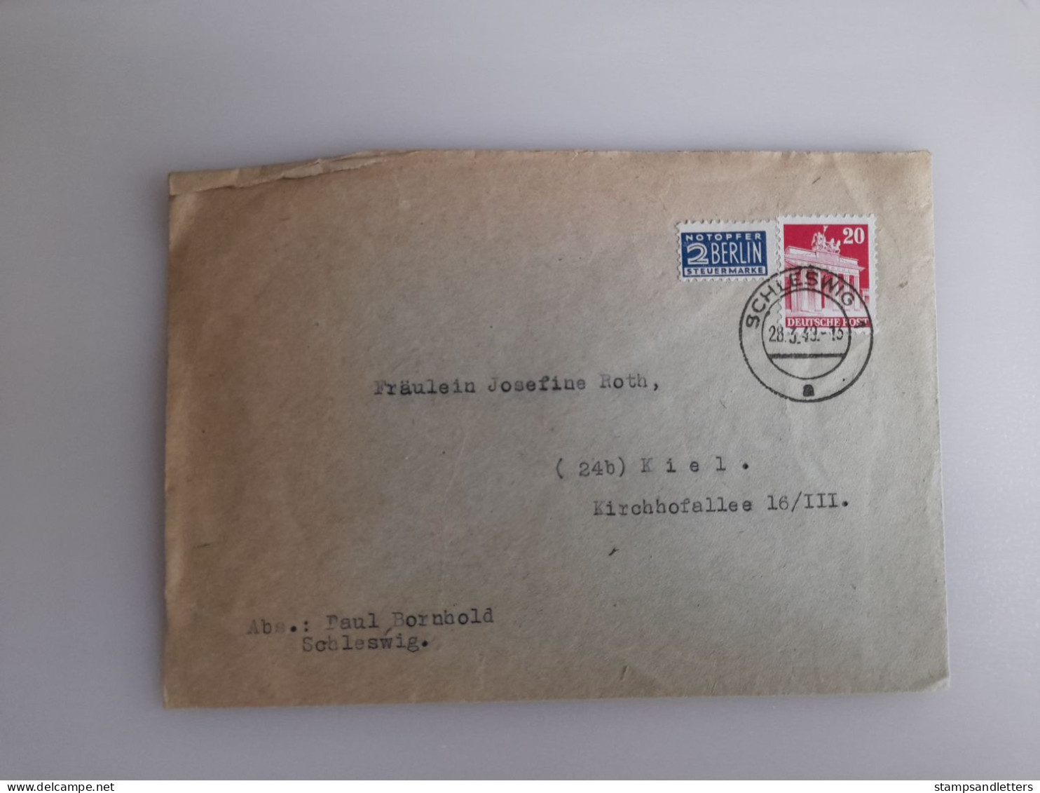 1949. Schleswig - Berlin & Brandebourg