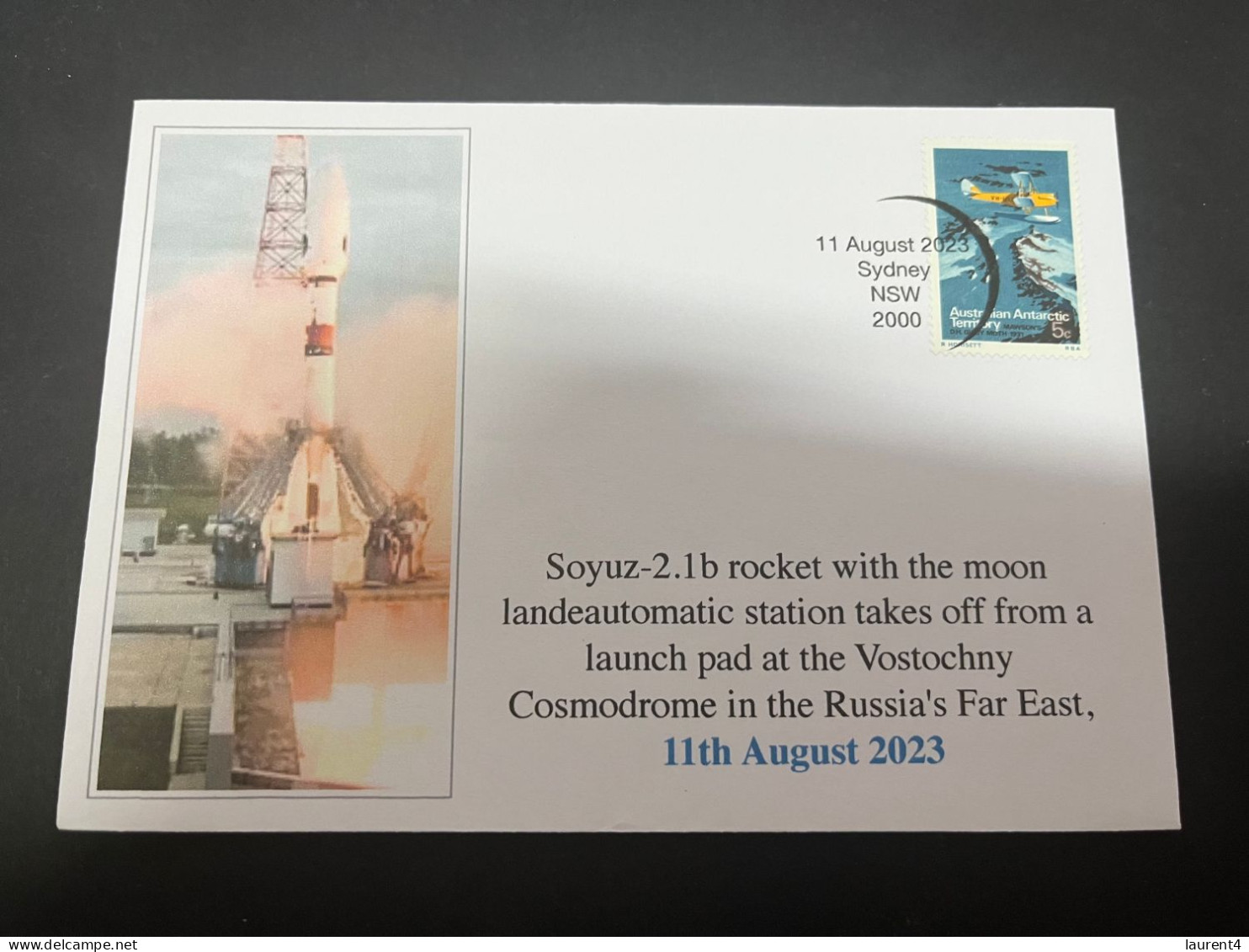 4-5-2024 (4 Z 7) Luna 25 (Russia Space Agency) Launched & Crash On Moon (2 Covers) - Other & Unclassified