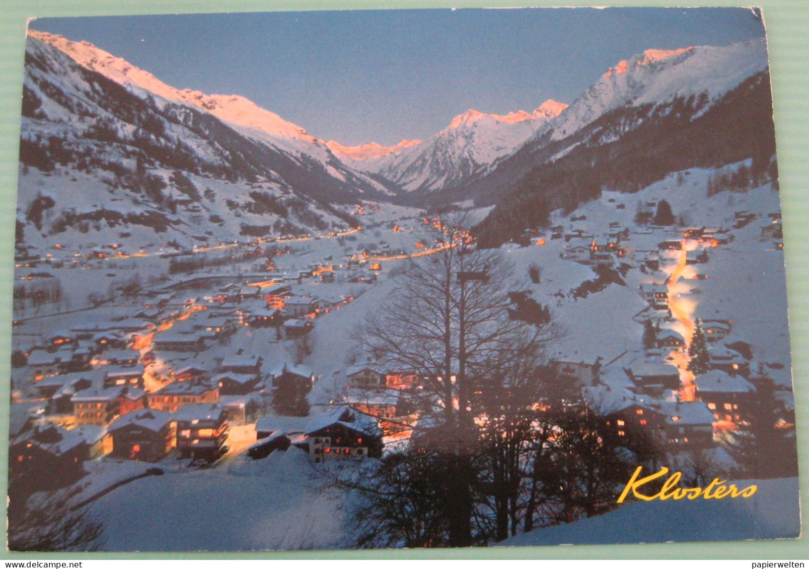 Klosters (GR)  - Bei Nacht - Klosters