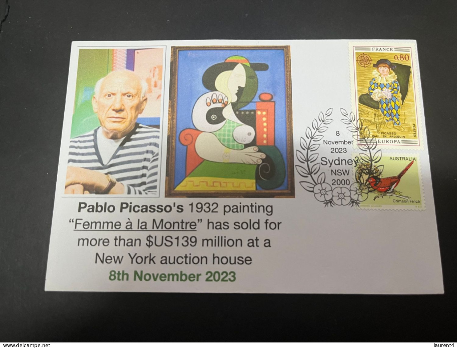 5-4-2024 (4 Z 7) 50th Anniversary Of The Death Of Pablo Picasso (born 25-10-1881 / Died 8th April 1973 - 2 Covers - Other & Unclassified