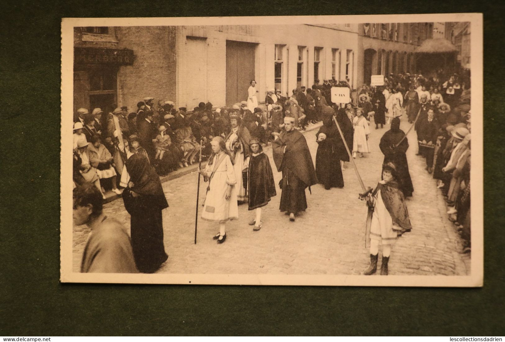 Carte Postale Ancienne Furnes Veurne Procession Boetprocessie Le Roi David Koning - Veurne