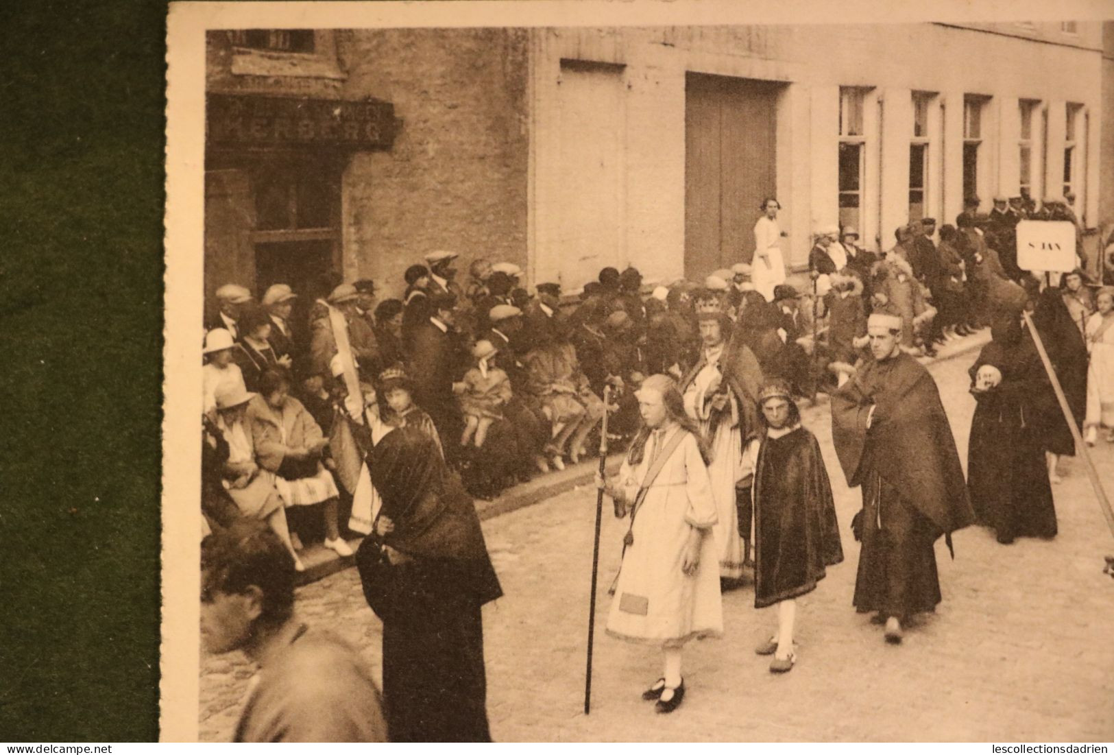 Carte Postale Ancienne Furnes Veurne Procession Boetprocessie Le Roi David Koning - Veurne