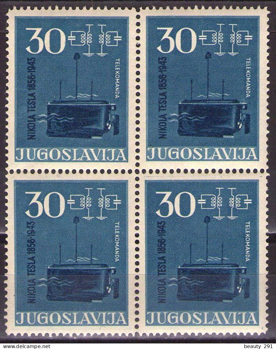 Yugoslavia 1956 - Nikola Tesla - Mi 793C - MNH** - Unused Stamps