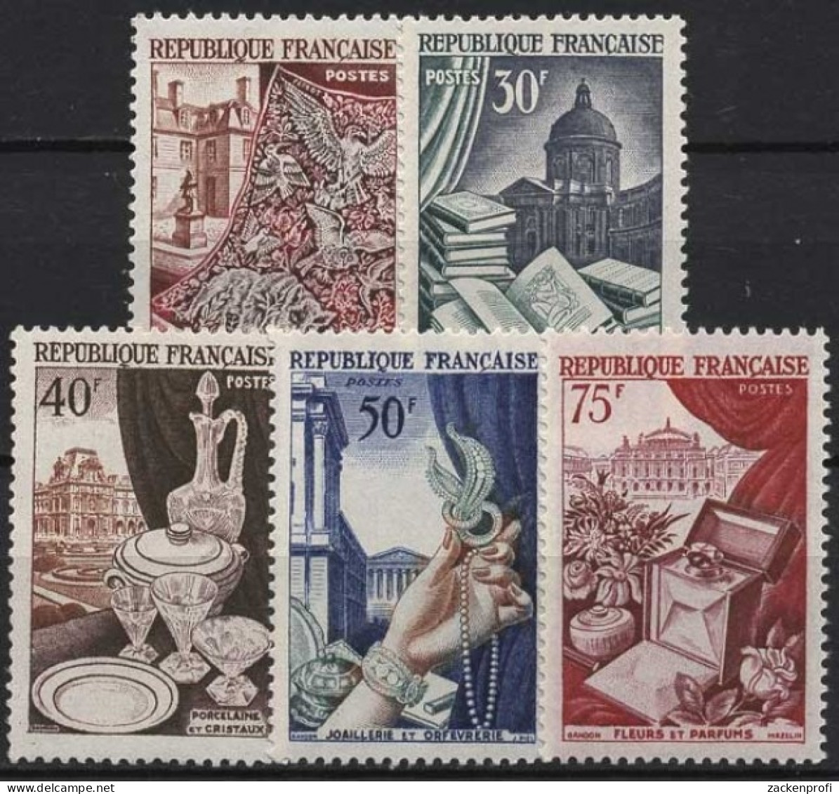 Frankreich 1954 Förderung Der Exportindustrie 996/1000 Postfrisch - Nuevos