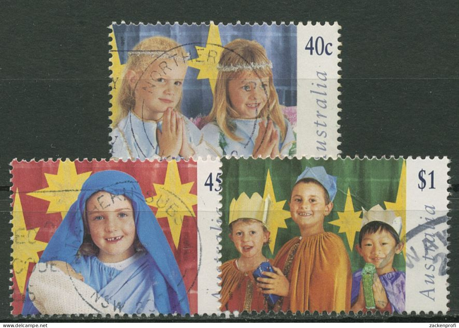Australien 1997 Weihnachten 1673/75 Gestempelt - Used Stamps
