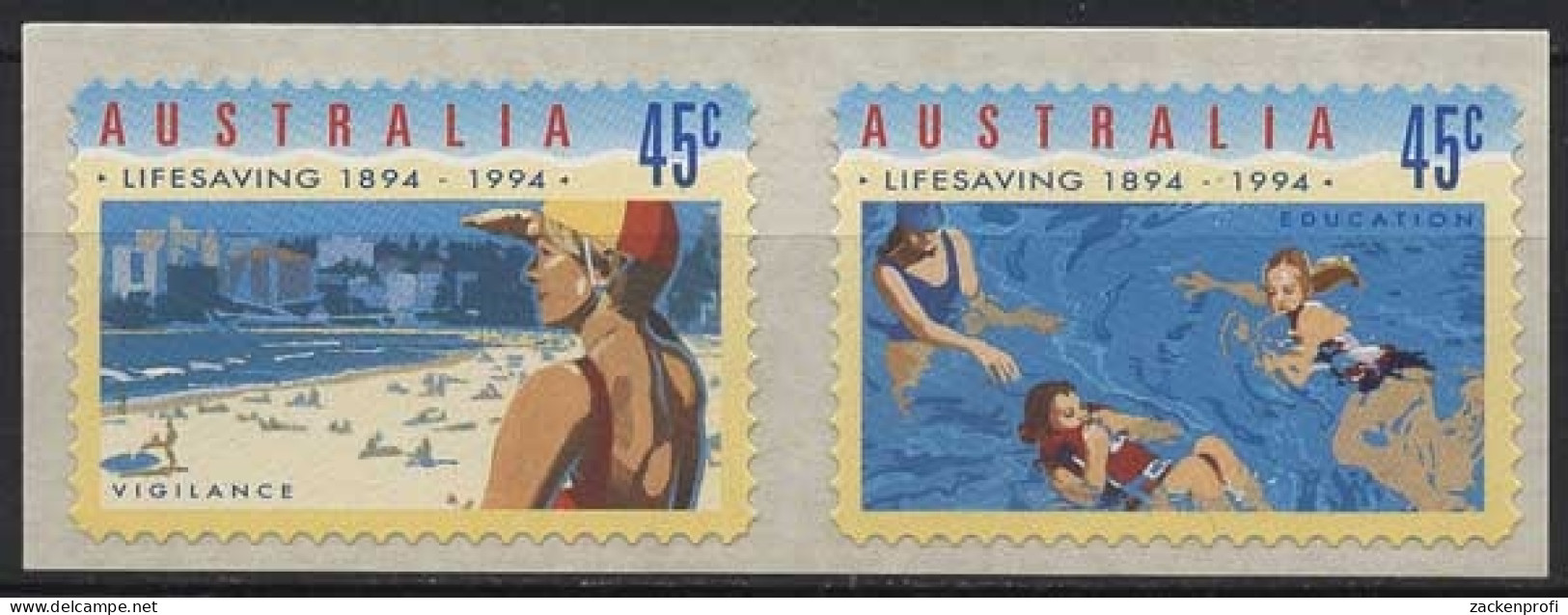 Australien 1994 100 J.Königl.Australische Lebensrettungsgesel.1389/90 Postfrisch - Mint Stamps