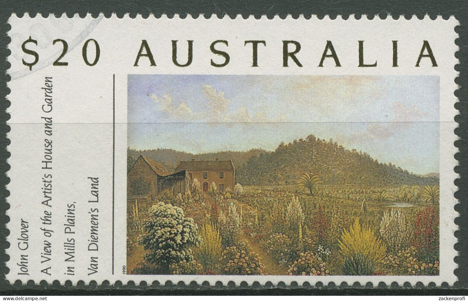 Australien 1990 Gartenanlagen Gemälde 1222 Gestempelt - Used Stamps