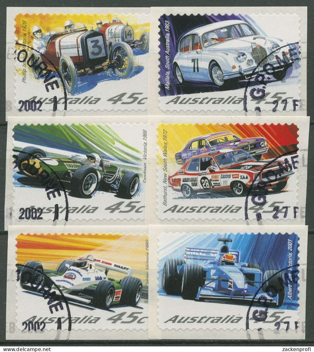 Australien 2002 Automobilrennsport 2119/24 Gestempelt - Used Stamps