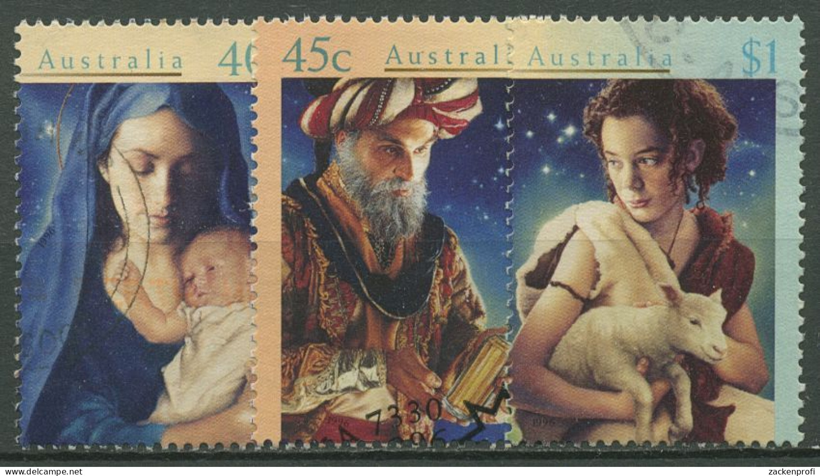 Australien 1996 Weihnachten 1606/08 Gestempelt - Usati