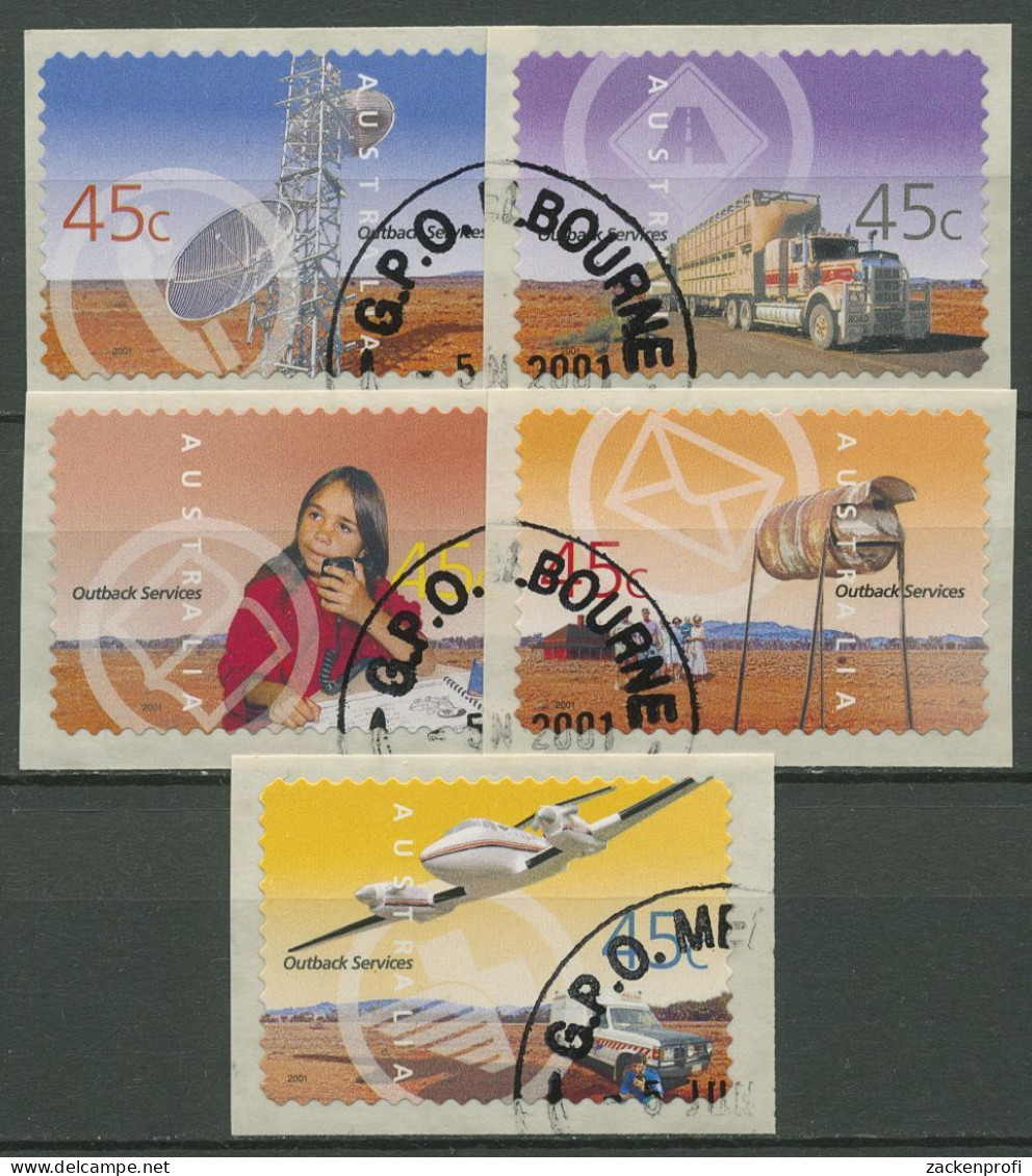 Australien 2001 Infrastruktur Im Outback 2054/58 BC Gestempelt - Used Stamps