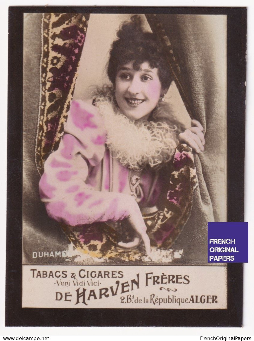 Duhamel -Cigarettes De Harven 1910 Photo Femme Sexy Lady Pin-up Woman Nue Nude Nu Seins Nus Vintage Alger Artiste A62-11 - Otras Marcas