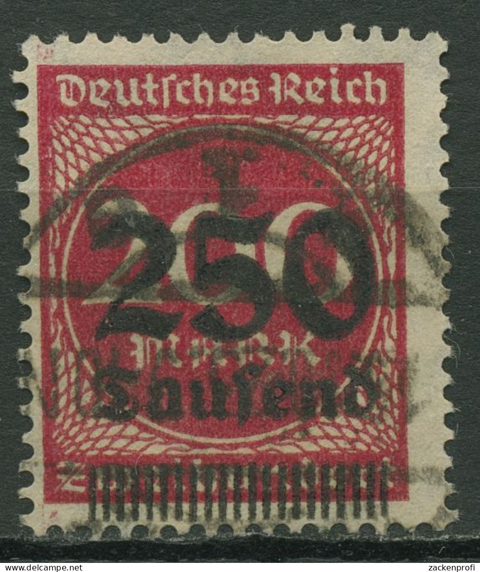 Deutsches Reich 1923 Freimarke Mit Aufdruck 292 Gestempelt Geprüft - Usados