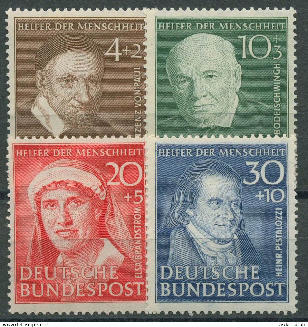 Bund 1951 Wohlfahrt: Helfer Der Menschheit 143/46 Postfrisch - Nuevos