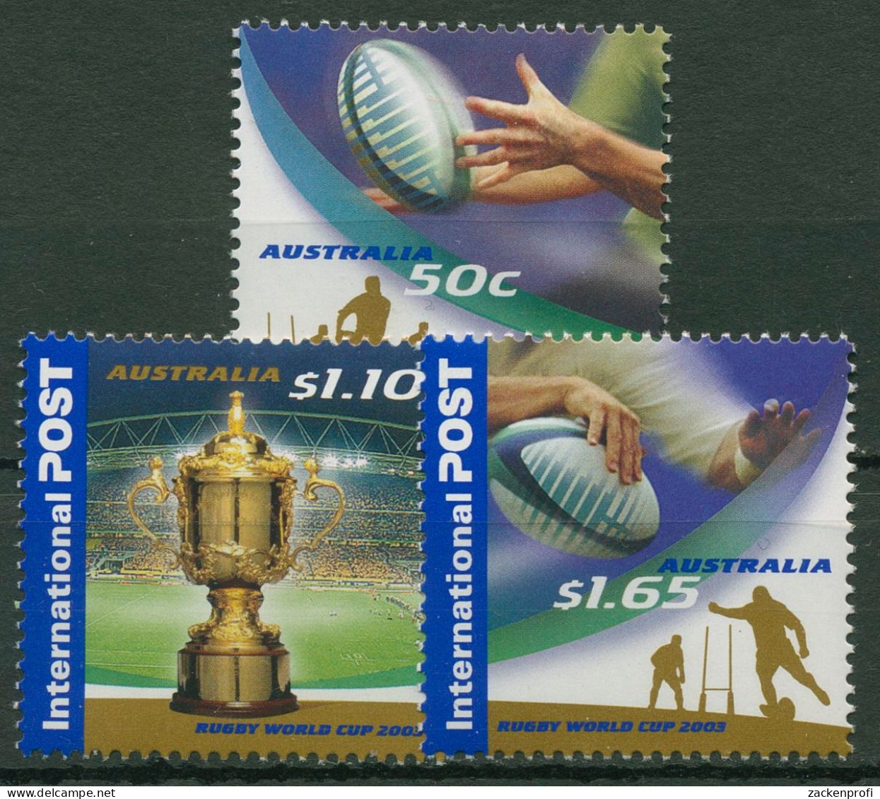 Australien 2003 Rugby-Weltmeisterschaft 2271/73 Postfrisch - Ongebruikt