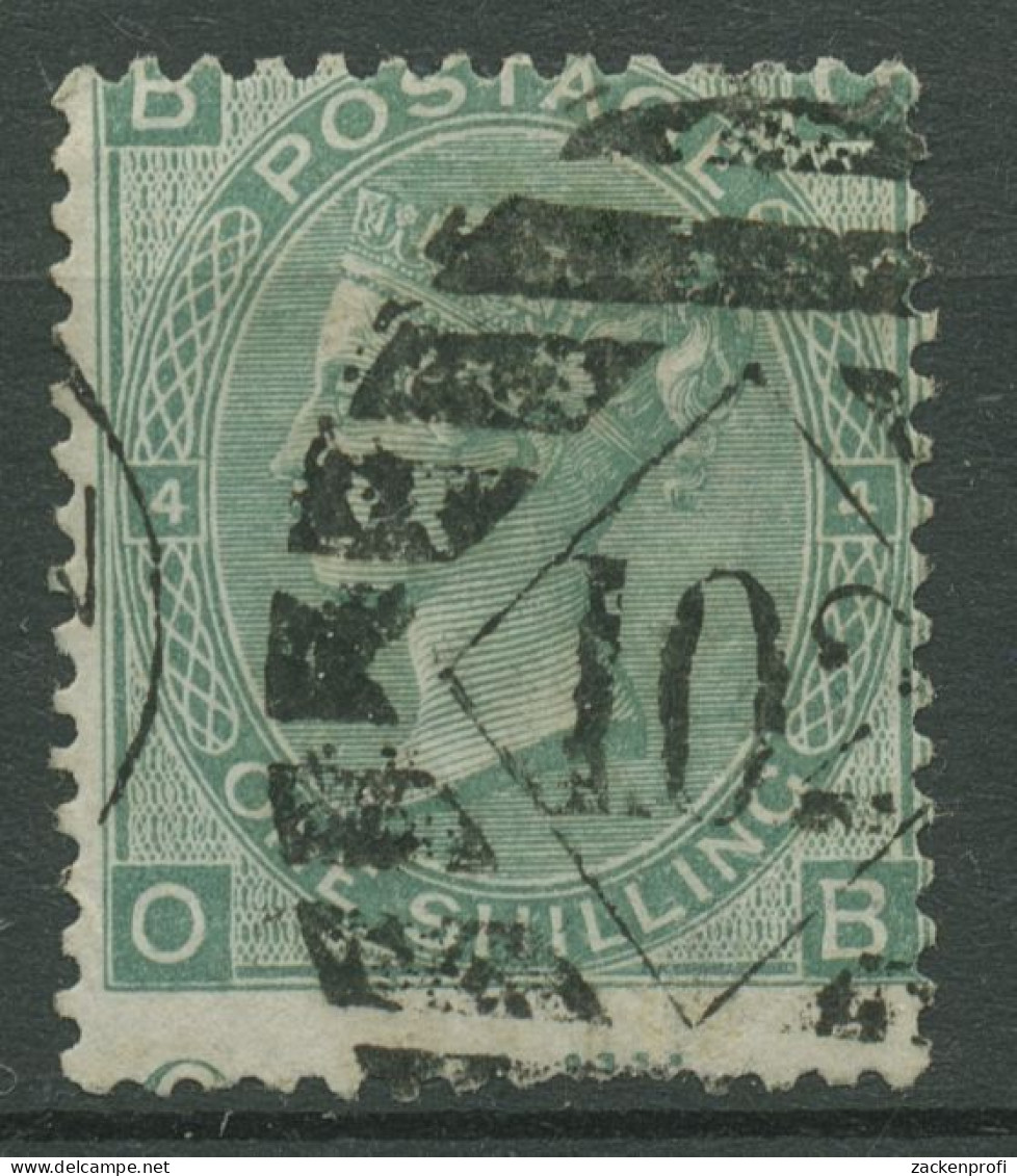 Großbritannien 1867 Königin Victoria 1 Shilling, 33 Platte 4 Gestempelt - Oblitérés