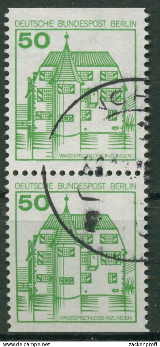 Berlin Zusammendrucke 1980 Burgen & Schlösser 615 C/D Paar Gestempelt - Zusammendrucke