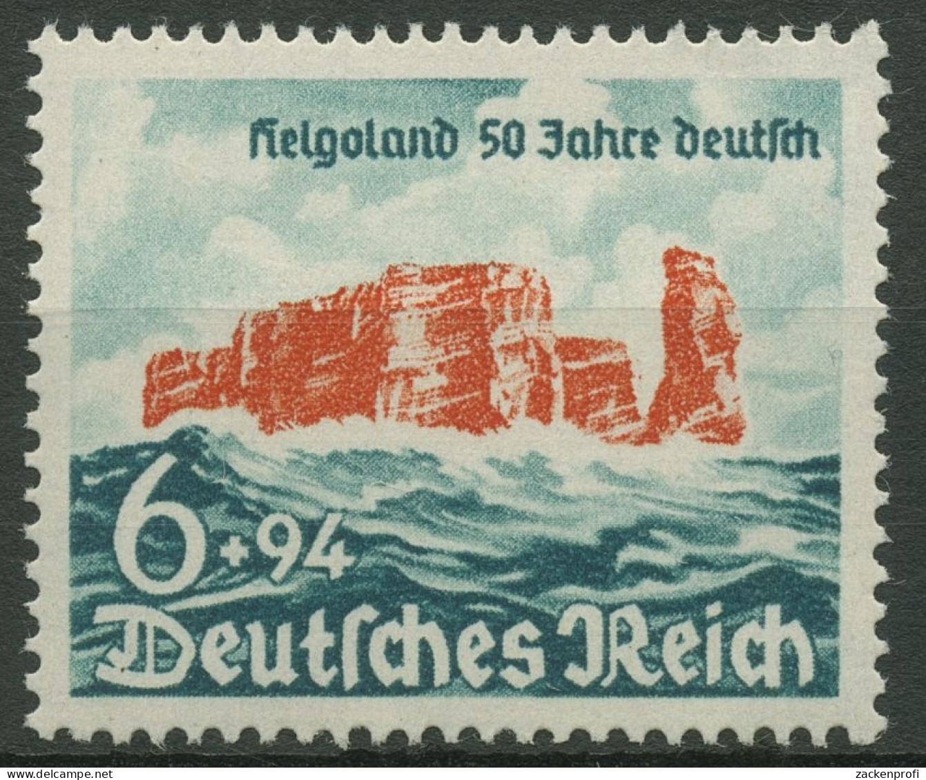 Deutsches Reich 1940 Helgoland Seit 50 Jahren Deutsch 750 Postfrisch - Ungebraucht