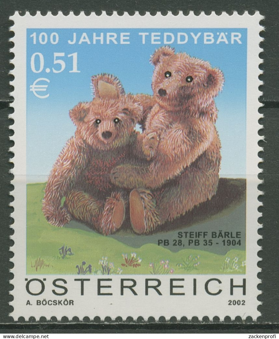 Österreich 2002 Teddybären Steiff-Teddybären 2385 Postfrisch - Unused Stamps