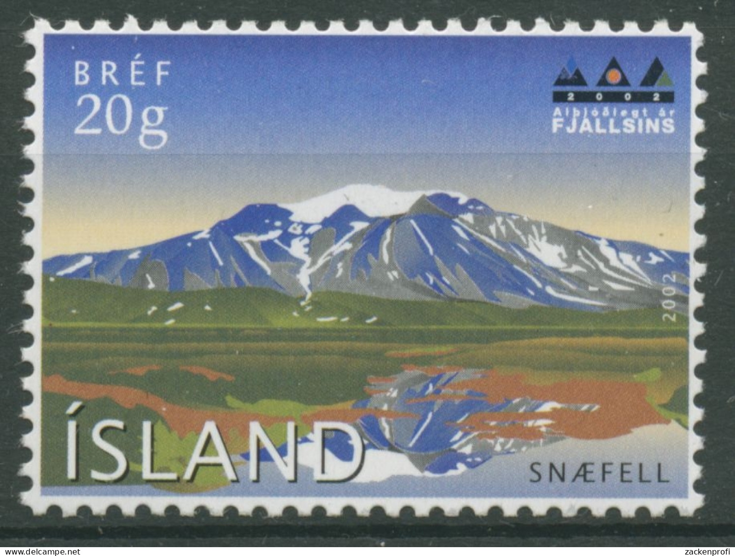 Island 2002 Internationales Jahr Der Berge 1004 Postfrisch - Ongebruikt