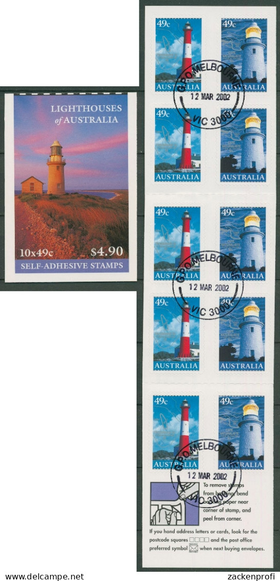 Australien 2002 Leuchttürme MH 148 Gestempelt (C29599) - Postzegelboekjes