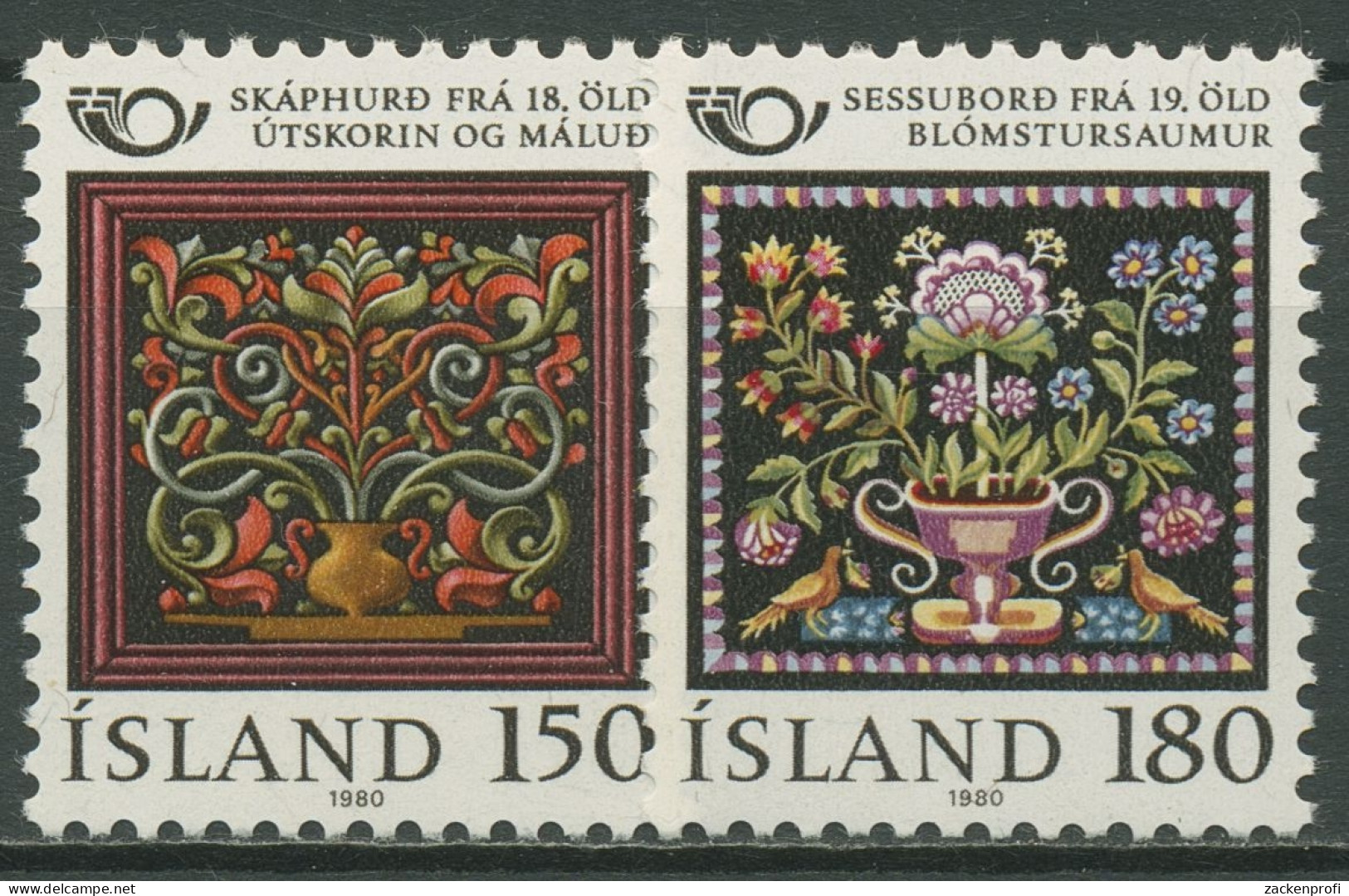 Island 1980 NORDEN Handwerkskunst 556/57 Postfrisch - Unused Stamps
