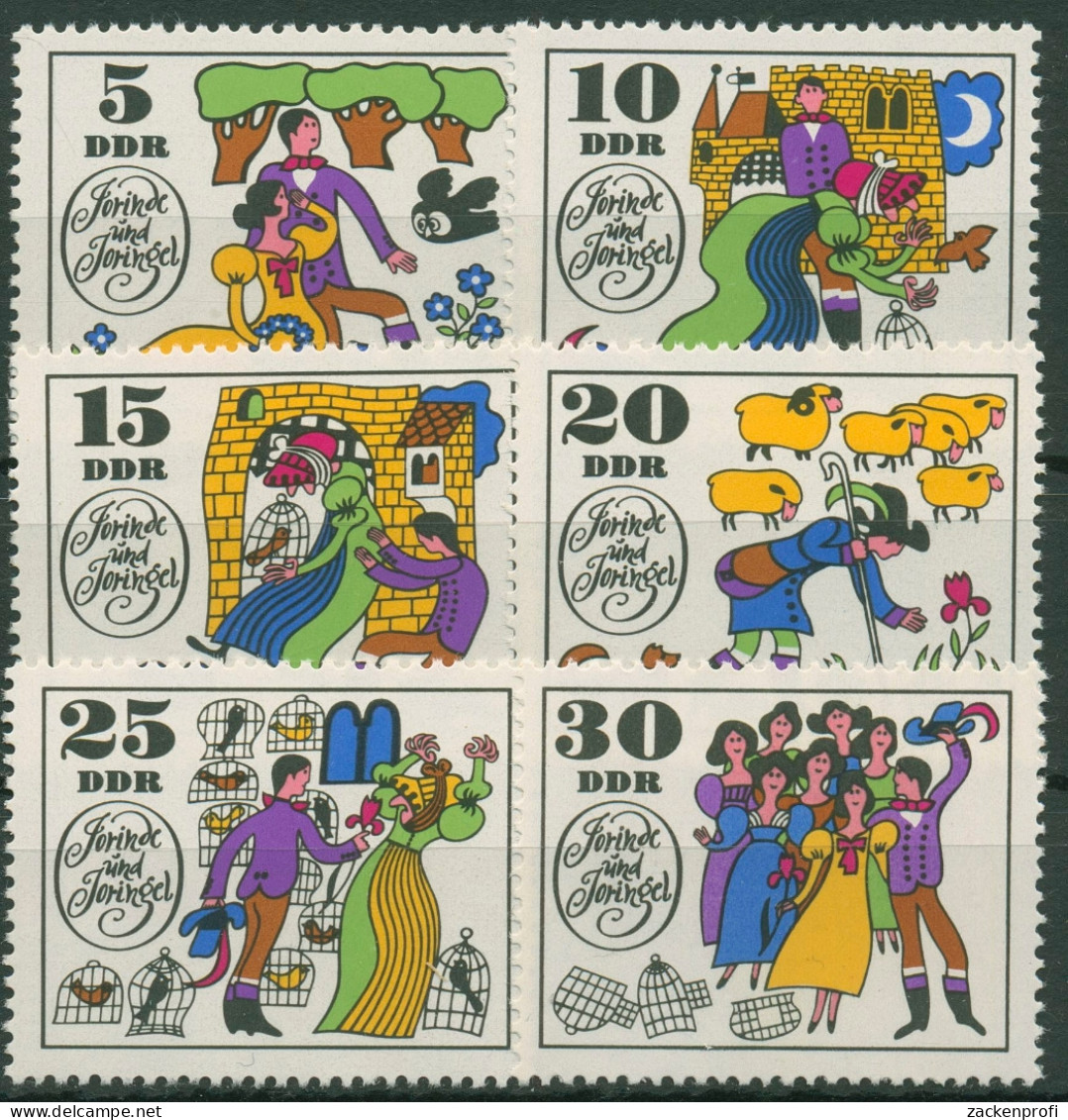 DDR 1969 Märchen Brüder Grimm Jorinde & Joringel 1450/55 Postfrisch - Unused Stamps