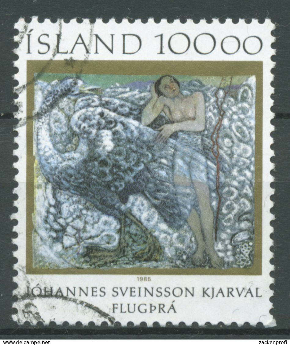 Island 1985 Gemälde J.S.Kjarval 641 Gestempelt - Used Stamps