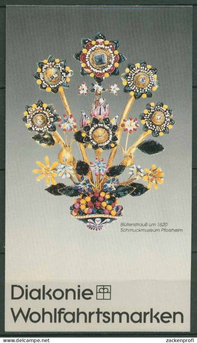 Bund Diakonie 1988 Goldkunst Markenheftchen (1386) MH 4 Postfrisch (C60051) - Other & Unclassified