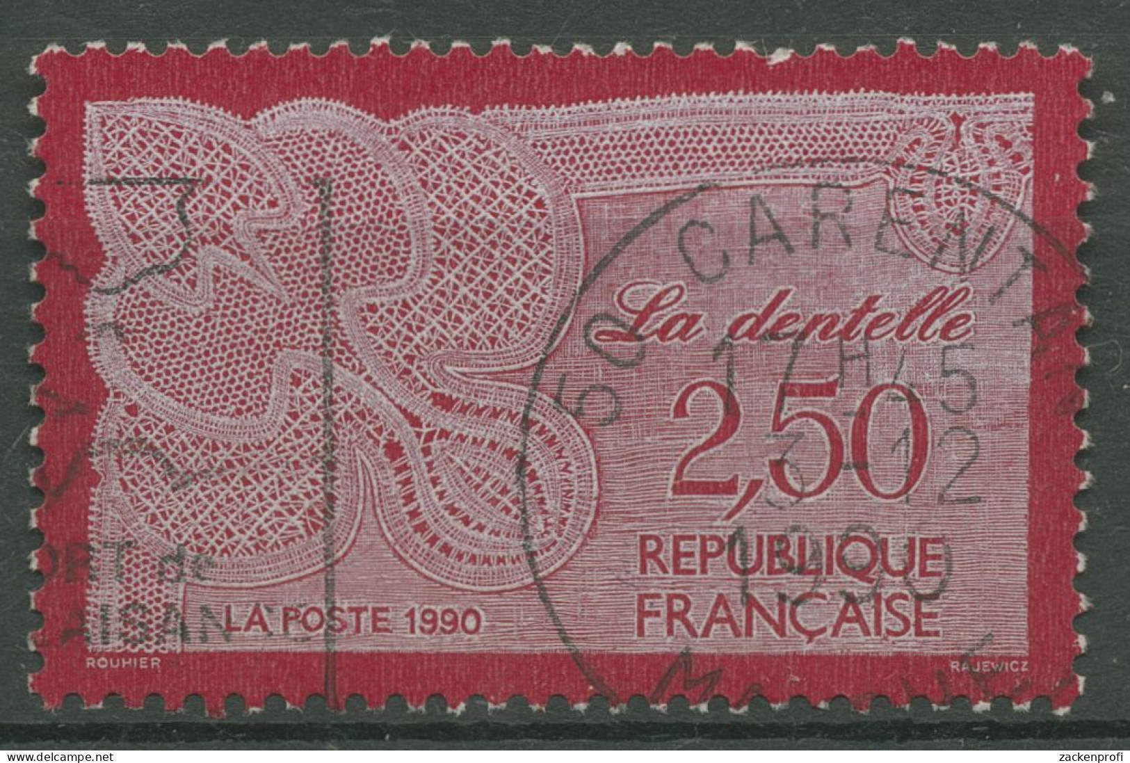 Frankreich 1990 Klöppelspitzen 2756 Gestempelt - Oblitérés