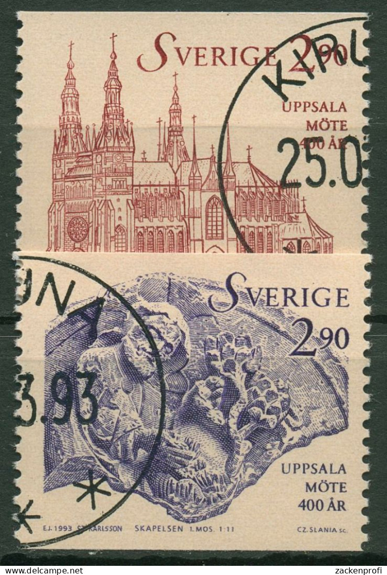 Schweden 1993 Synode Von Uppsala Dom 1770/71 Gestempelt - Used Stamps
