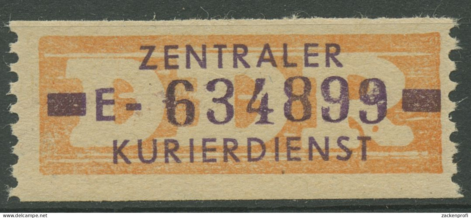 DDR 1958 Wertstreifen Für Den ZKD 22 E Postfrisch - Autres & Non Classés