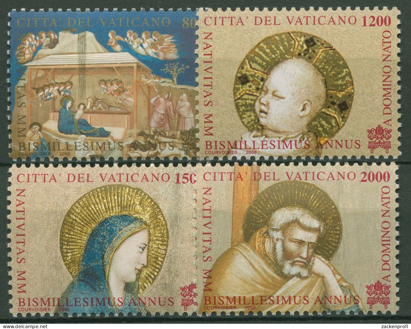 Vatikan 2000 Weihnachten Fresko 1358/61 Postfrisch - Ungebraucht