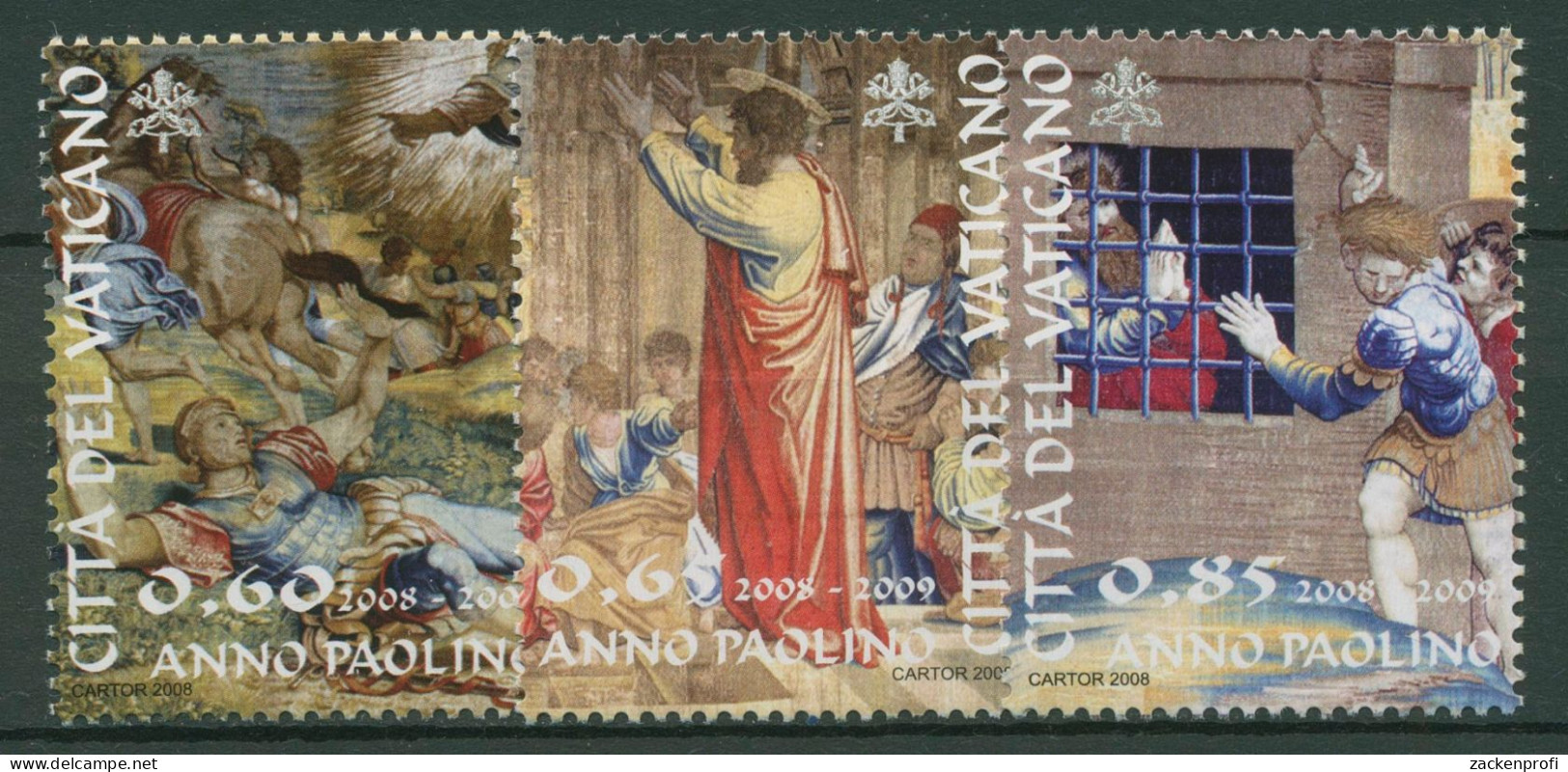 Vatikan 2008 Jahr Des Apostels Paulus Wandteppiche 1619/21 Postfrisch - Nuovi