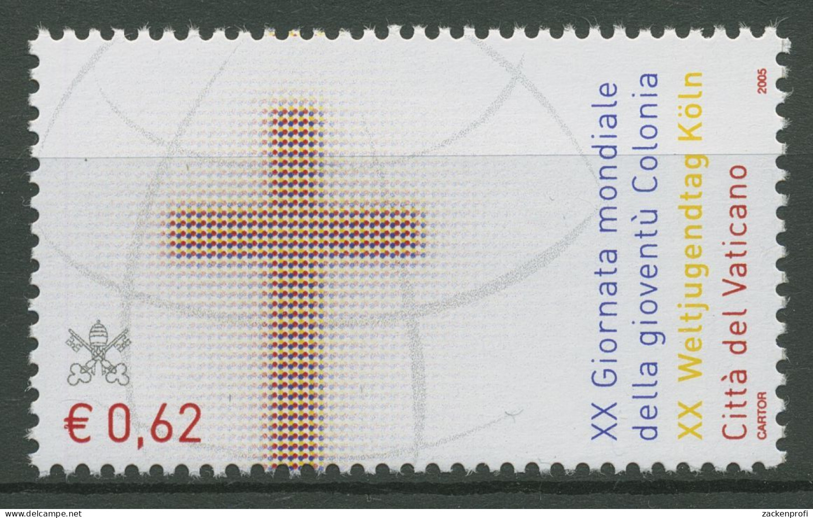 Vatikan 2005 Weltjugendtag Köln 1520 Postfrisch - Neufs
