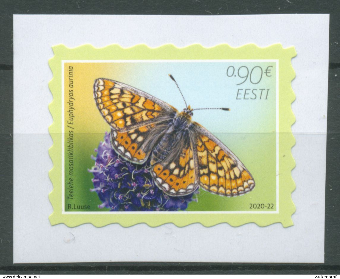 Estland 2020 Tiere Schmetterling Des Jahres Scheckenfalter 992 Postfrisch - Estonia