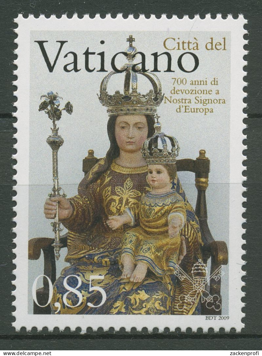 Vatikan 2009 Liebe Frau Europa Schutzpatronin V. Gibraltar 1637 Postfrisch - Unused Stamps