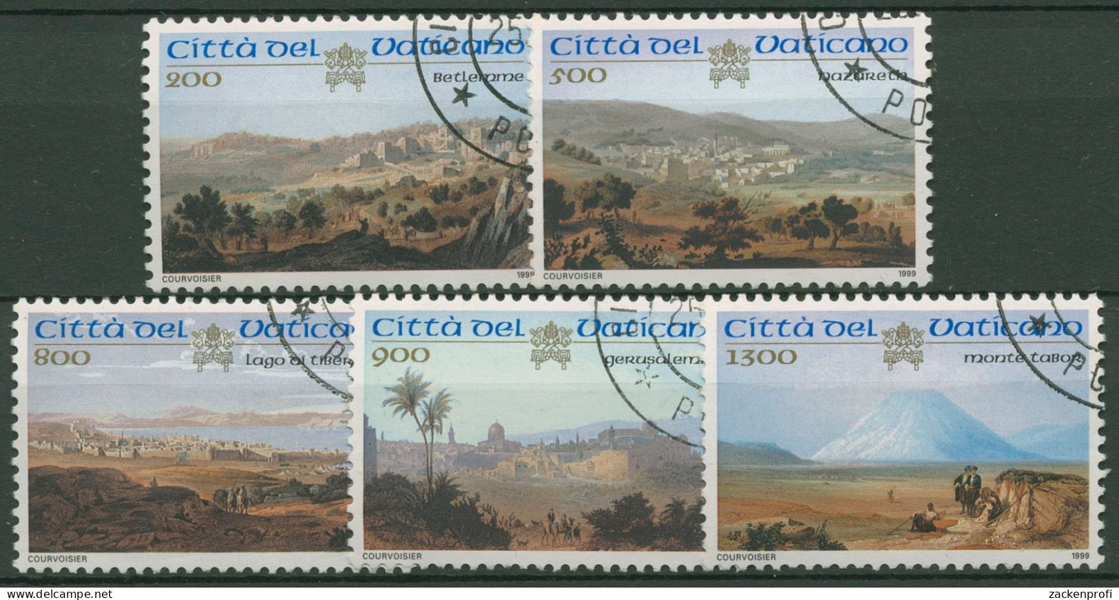 Vatikan 1999 Heilige Stätten In Palästina 1284/88 Gestempelt - Used Stamps