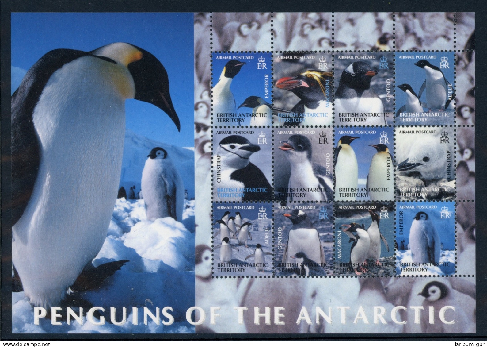 Brit. Antarktis Gebiete ZD Bogen Mit 369-380 Postfrisch Pinguine #JS286 - Autres & Non Classés