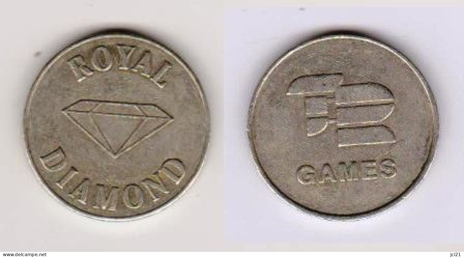 Jeton De Jeux  " ROYAL DIAMOND TE Games "  [A]_je321 - Moneda Carro