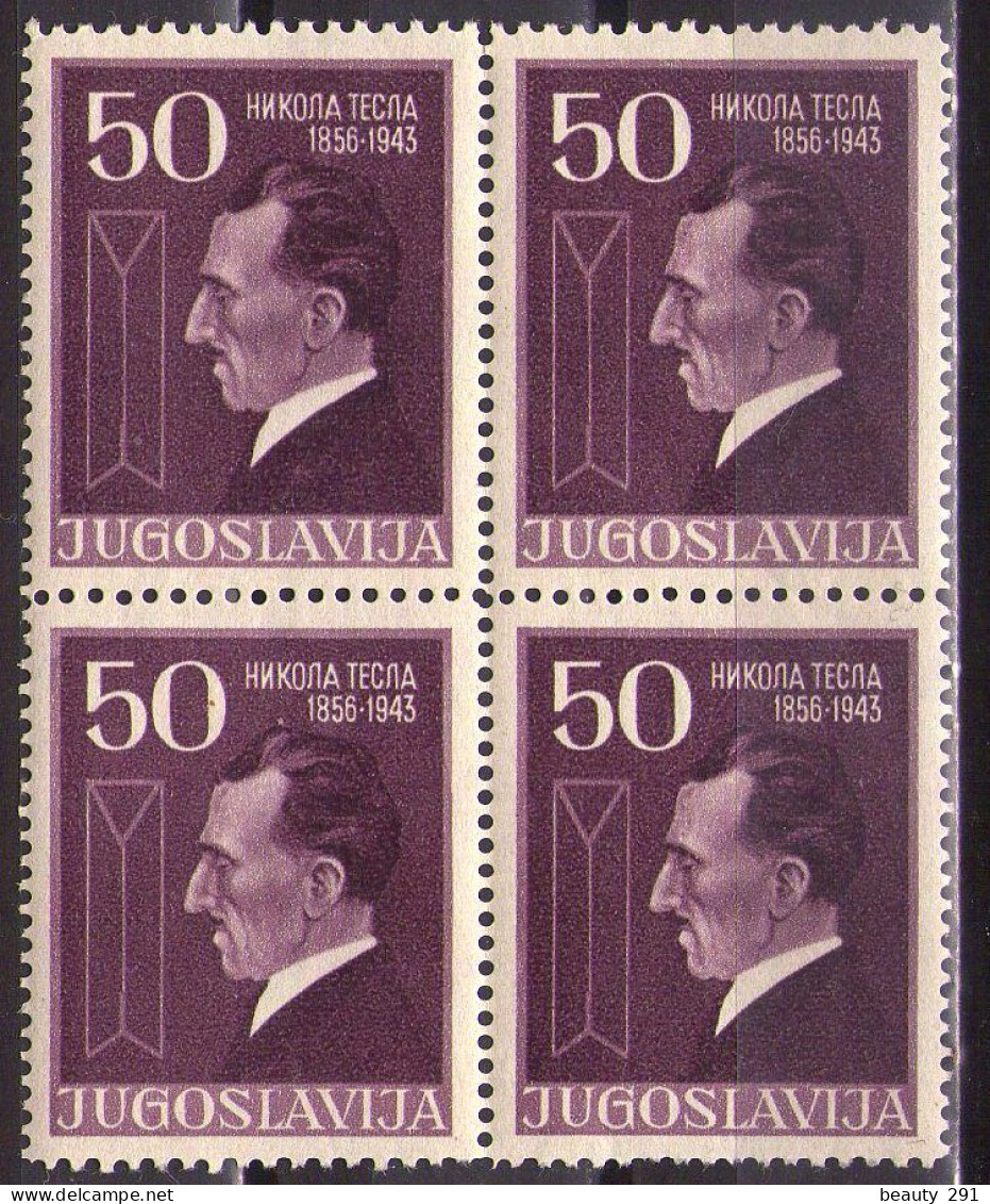 Yugoslavia 1956 - Nikola Tesla - Mi 794 - MNH** - Unused Stamps
