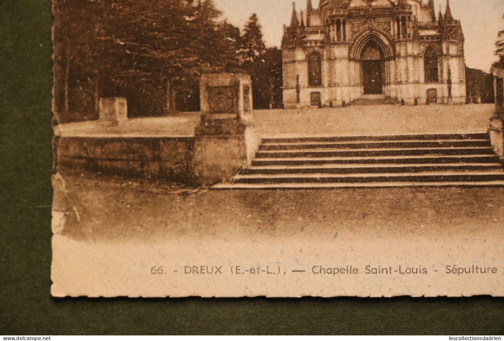 Carte Postale Ancienne Dreux Chapelle Saint-Louis Sépulture Famille D'Orléans 1947 - Dreux