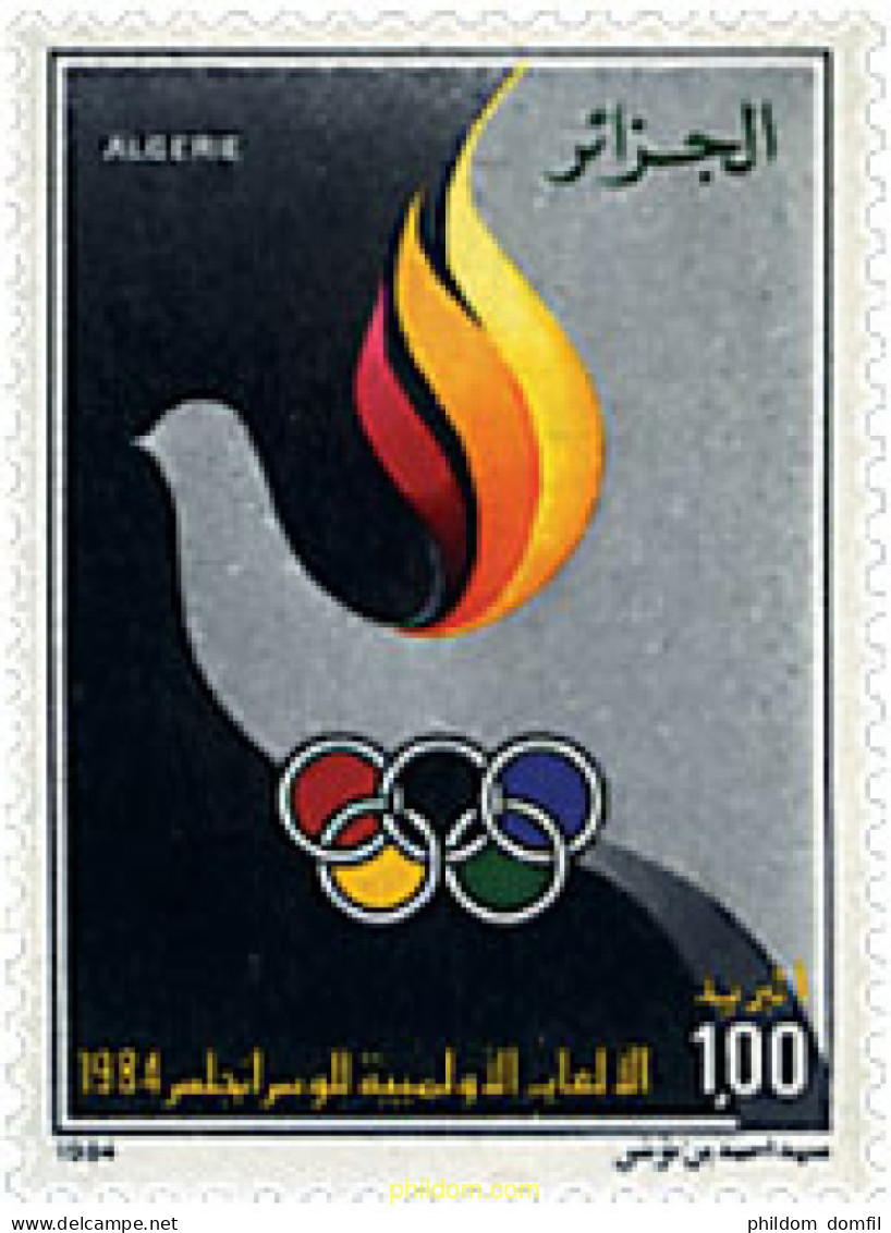 36440 MNH ARGELIA 1984 23 JUEGOS OLIMPICOS VERANO LOS ANGELES 1984 - Algerien (1962-...)