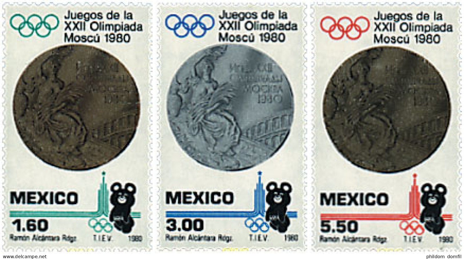 26940 MNH MEXICO 1980 22 JUEGOS OLIMPICOS VERANO MOSCU 1980 - Messico