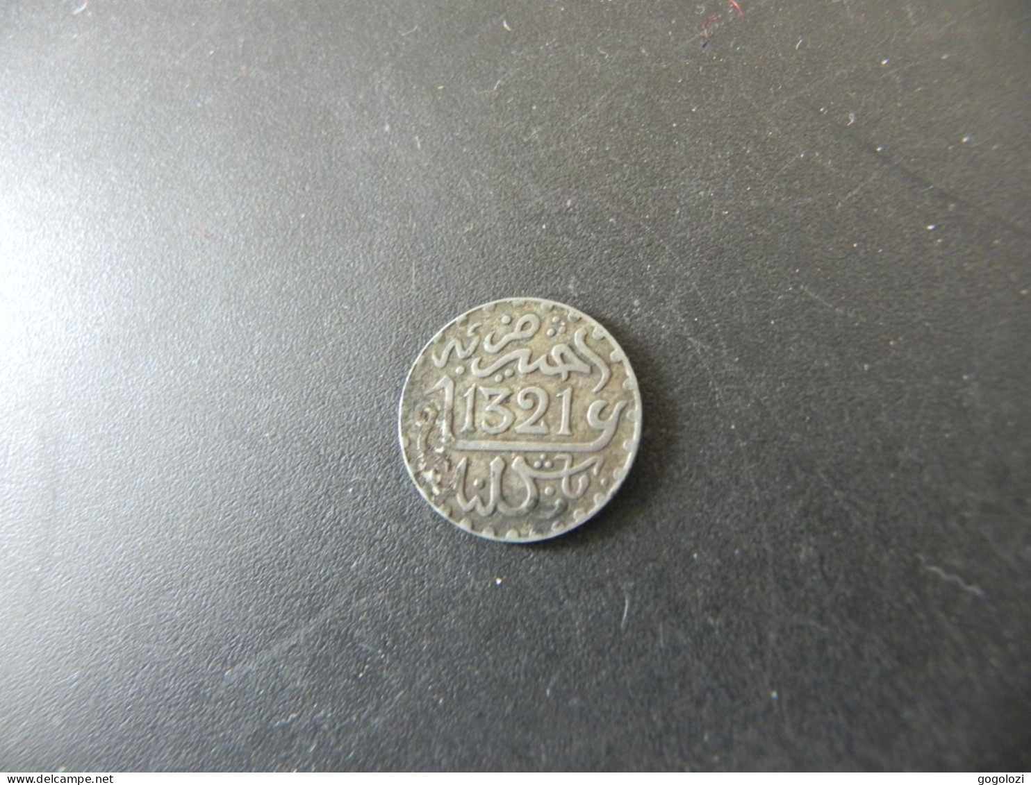 Maroc 1 Dirham 1321 Silver - Maroc