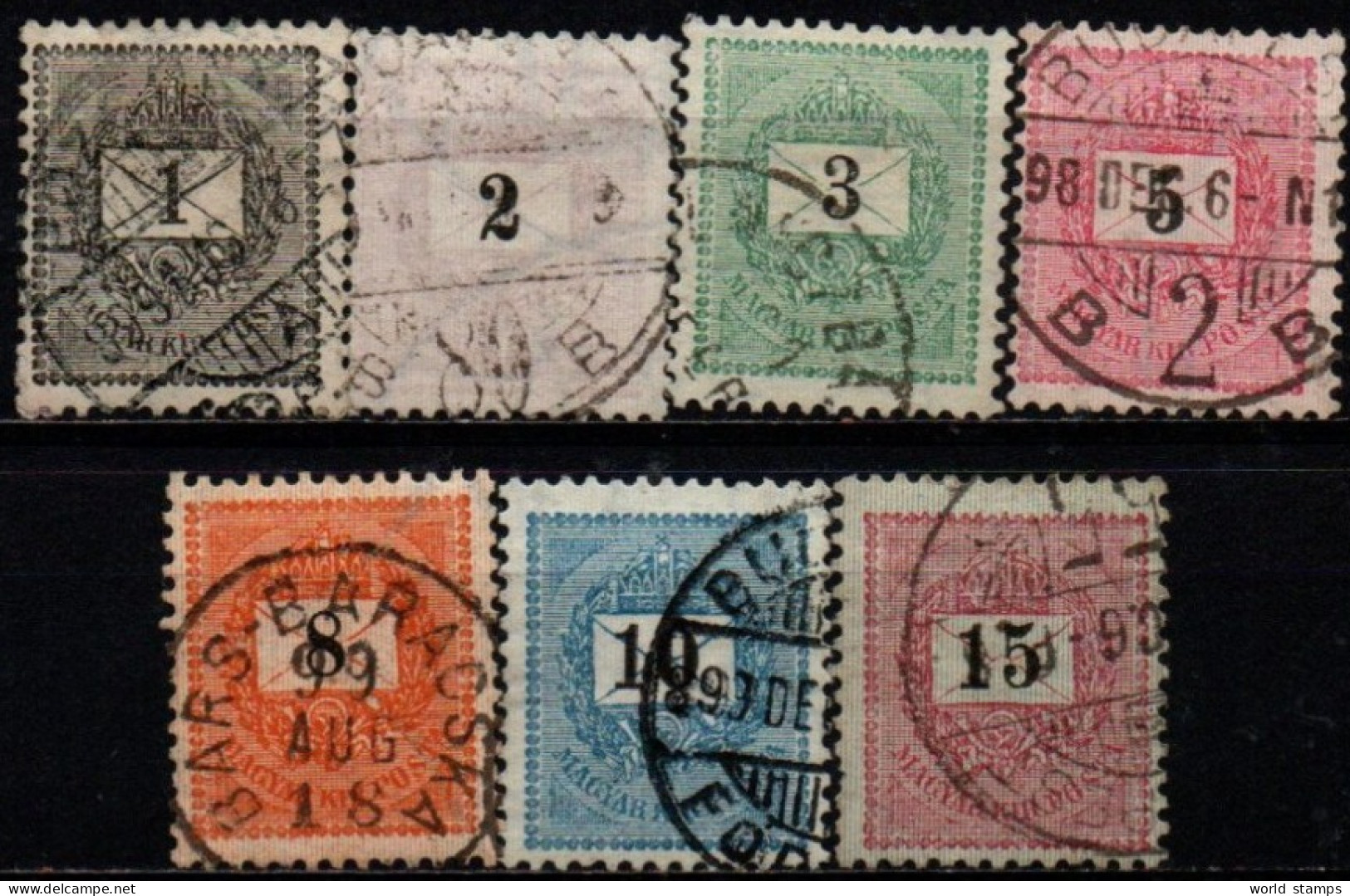HONGRIE 1898-9 O DENT 12 - Used Stamps